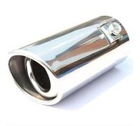 Embouts Silencieux Gorge Queue pour Benz W203 Voiture Soupape Échappement Embout De Tuyau D'échappement Voiture Silencieux Acier Inoxydable Garniture Tube Arrière Silencieux(Bevel)