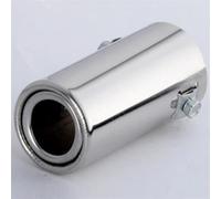 Embouts Silencieux Gorge Queue pour Benz W203 Voiture Soupape Échappement Embout De Tuyau D'échappement Voiture Silencieux Acier Inoxydable Garniture Tube Arrière Silencieux(Flat)
