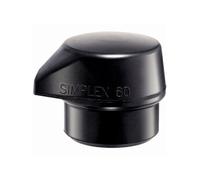 Embouts SIMPLEX Caoutchouc chargé, noir, avec « pied intégré » - D=80 mm - 3202.280
