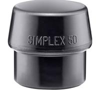 Halder Tête de rechange SIMPLEX 3202.050 Caoutchouc mi‑dur 125 g Ø50 mm 1 pièce