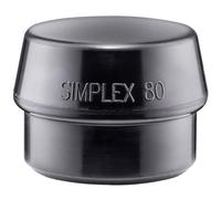 Halder Tête de rechange SIMPLEX 3202.080 mi-dur 430 g 1 pc