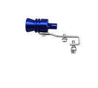 Embouts Simulateur de queue d'échappement de voiture Turbo Sifflet Tuyau Son Silencieux Blow Off pour le réglage du style dans les tailles S/M/L/XL Embout d'échappement pour voiture( Blue-l)