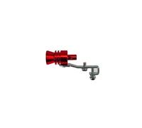 Embouts Simulateur de queue d'échappement de voiture Turbo Sifflet Tuyau Son Silencieux Blow Off pour le réglage du style dans les tailles S/M/L/XL Embout d'échappement pour voiture( Red-m)