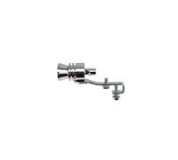 Embouts Simulateur de queue d'échappement de voiture Turbo Sifflet Tuyau Son Silencieux Blow Off pour le réglage du style dans les tailles S/M/L/XL Embout d'échappement pour voiture( Silver-l)