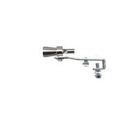 Embouts Simulateur de queue d'échappement de voiture Turbo Sifflet Tuyau Son Silencieux Blow Off pour le réglage du style dans les tailles S/M/L/XL Embout d'échappement pour voiture( Silver-s)