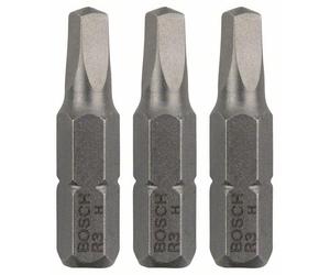 Embouts tête carrée conique R3 25mm sachet de 3 Bosch