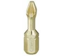 Embouts torsion pozidriv 25 mm - 1/4' gamme pro - jeu de 6 pièces - 1-13-635