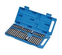 EMBOUTS TORX 6 PANS SPLINE XZN - COFFRET 40 EMBOUTS CHROME VANADIUM