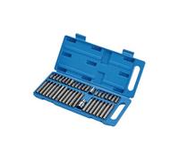 embouts torx 6 pans spline xzn - coffret 40 embouts chrome vanadium -