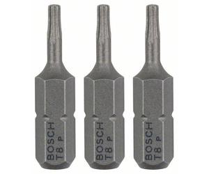 Embouts torx T8L25 sachet de 3 Bosch