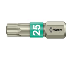 Embouts TORX TS, acier inoxydable 3867/1 TS TORX 25 x 25 mm WERA - 05071035001