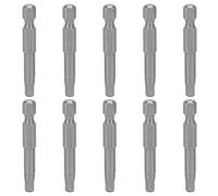 Embouts Tournevis Hexagonaux Magnétiques 10Pcs, Tête Dure, Acier Alliage S2, 6,35mm, 50mm - Haute Dureté, Forte Magnétisation, Usage Industriel Polyvalent