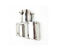 Embouts Tuyau D'échappement Droits Universels En Acier Inoxydable De 2.4 Pouces, Couvercles Pointe Silencieux Remplacement QAQMHVCVB