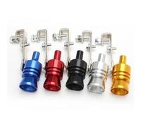 Embouts Tuyau D'échappement En Aluminium Avec Son Sifflet Turbo Sound, Sifflet De Silencieux, Simulateur D'embout De Soupape De Décharge Pour Voitures Embout d'échappement pour voiture(Gold-L)