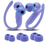 Embouts WC TipZ Powerbeats Pro 2 - Embouts en Mousse à mémoire de Forme compatibles avec Les Beats Powerbeats Pro 2 par Wicked Cushions | Confort amélioré, Maintien sûr et Isolation phonique | Purple