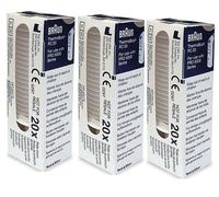 Embouts Welch Allyn pour Thermomètre Braun ThermoScan Pro 6000 - 3 Boîtes (60 Embouts) Jetables