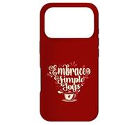 Embrace Simple Joys - Café Les câlins des plaisirs Simples Coque pour iPhone 17 Pro