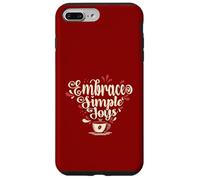 Embrace Simple Joys - Café Les câlins des plaisirs Simples Coque pour iPhone 7 Plus/8 Plus
