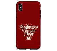 Embrace Simple Joys - Café Les câlins des plaisirs Simples Coque pour iPhone XS Max