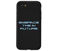 Embrace The AI Future, Ironie dystopique, Machines Rebelles Coque pour iPhone SE (2020) / 7/8