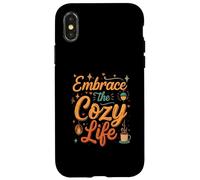 Embrace the Cozy Life Hygge Comfort Aesthetic Coque pour iPhone X/XS