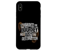 Embrace the Journey Boot - Hiking Trail Motivation Coque pour iPhone XS Max