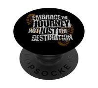 Embrace the Journey Boot - Hiking Trail Motivation PopSockets PopGrip Adhésif