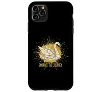 Embrace The Journey Kintsugi Origami Swan Japonais réparé Coque pour iPhone 11 Pro Max