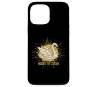 Embrace The Journey Kintsugi Origami Swan Japonais réparé Coque pour iPhone 13 Pro Max