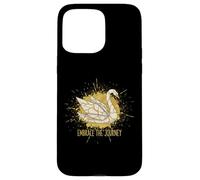Embrace The Journey Kintsugi Origami Swan Japonais réparé Coque pour iPhone 15 Pro Max