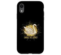 Embrace The Journey Kintsugi Origami Swan Japonais réparé Coque pour iPhone XR