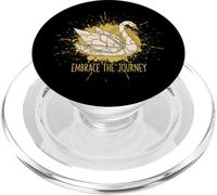 Embrace The Journey Kintsugi Origami Swan Japonais réparé PopSockets PopGrip pour MagSafe