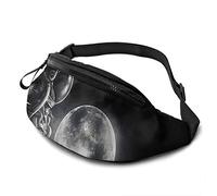 Embrace The Moon Fanny Pack Sacs de Taille pour Femmes et Hommes, Sac Banane décontracté à bandoulière avec Sangle réglable pour l'extérieur, la Course à Pied, la randonnée