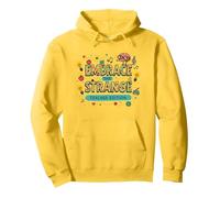 Embrace The Strange : Teacher Edition Insolite Inspiration Sweat à Capuche, Unisexe pour Adultes, Citron, XL