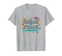 Embrace The Strange : Teacher Edition Insolite Inspiration T-Shirt, Homme, Gris Chiné, S