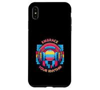Embrace Your Rhythm Écouteurs Musique Beat Vibe Coque pour iPhone XS Max