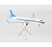 Embraer ERJ-190 Avion commercial China Southern Airlines Blanc avec rayures noires et queue bleue Gemini 200" Série 1/200 Diecast Model Avion par GeminiJets G2CSN615