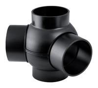 Embranchement boule 88,5° à deux sorties raccords 135° déportés d110/110 Geberit PE 367385161