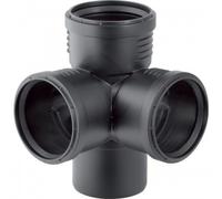 Geberit Branche d'angle Silent PP 390559141 DN 100/100/100, 87,5 degrés, optimisée pour le bruit