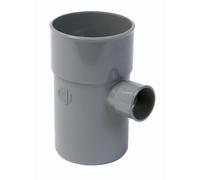 NICOLL COV50174 Embranchement mâle Femelle 87°30 Simple-Ø 100/40mm-BT78