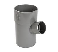 embranchement simple pvc - mâle / femelle - 67 degrés30 - diamètre 100 / 40 mm - nicoll bt76