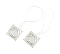 Embrase De Rideaux Attache De Rideau À Boucle Magnétique Carrée De Style Nordique Moderne Et Luxueux Boucle De Rideau Magnétique Solide De 45 Cm Adaptée Au Salon Et À La Chambre À Coucher Argent