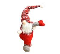 Embrasse de Noël avec poupée Gnome - Boucle pour rideaux de fête, clip pour rideaux sans visage | Embrasse avec gnome pour décoration de Noël, pour rideaux de style dessin animé, pour
