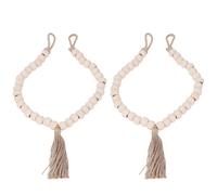 Embrasse de rideau, Embrasse de rideau en perles, Embrasse de rideau en perles de bois, Embrasse de rideau, Attaches de rideau, Crochets d'embrasse de rideau