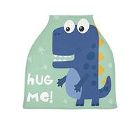 Embrasse-Moi Dinosaure Bleu Housse de Canopée de Siège de Voiture pour Poussette Bébé Dais Siège-Auto Couverture D'Allaitement Pare-Soleil Respirant Extensible pour Garçons Filles