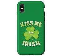 Embrasse-Moi, Je suis Irlandais Coque pour iPhone X/XS