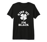 Embrasse-Moi, Je suis Noir T-Shirt Haut de Gamme