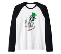 Embrasse-Moi, Je suis Un Lutin drôle Irlandais Manche Raglan