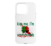 Embrasse-Moi, Je suis Un Vampire Coque pour iPhone 15 Pro Max