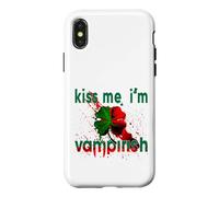 Embrasse-Moi, Je suis Un Vampire Coque pour iPhone X/XS